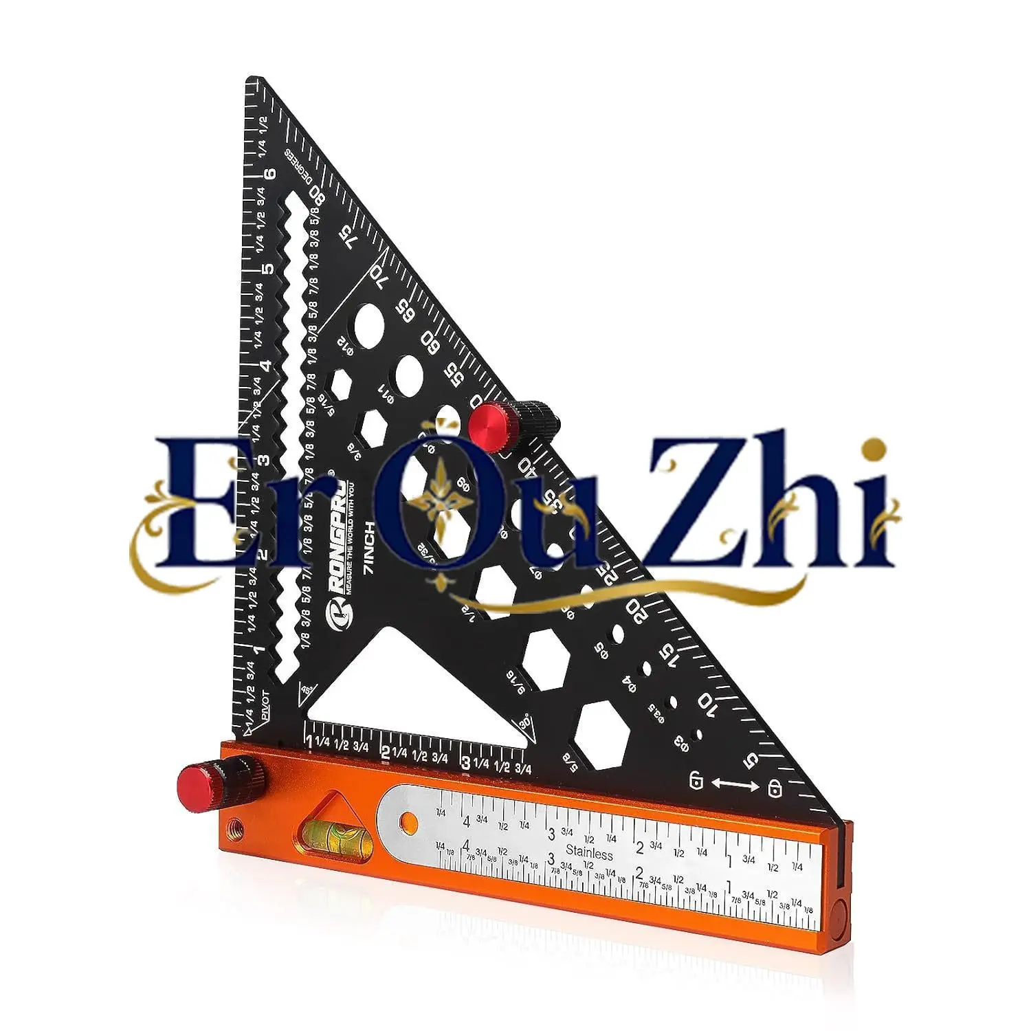 45 ° Ruler 90 ° Ruler 3D Scribing Scale Multifunctional Triangle Ruler Scribing Gauge Woodworking Tools