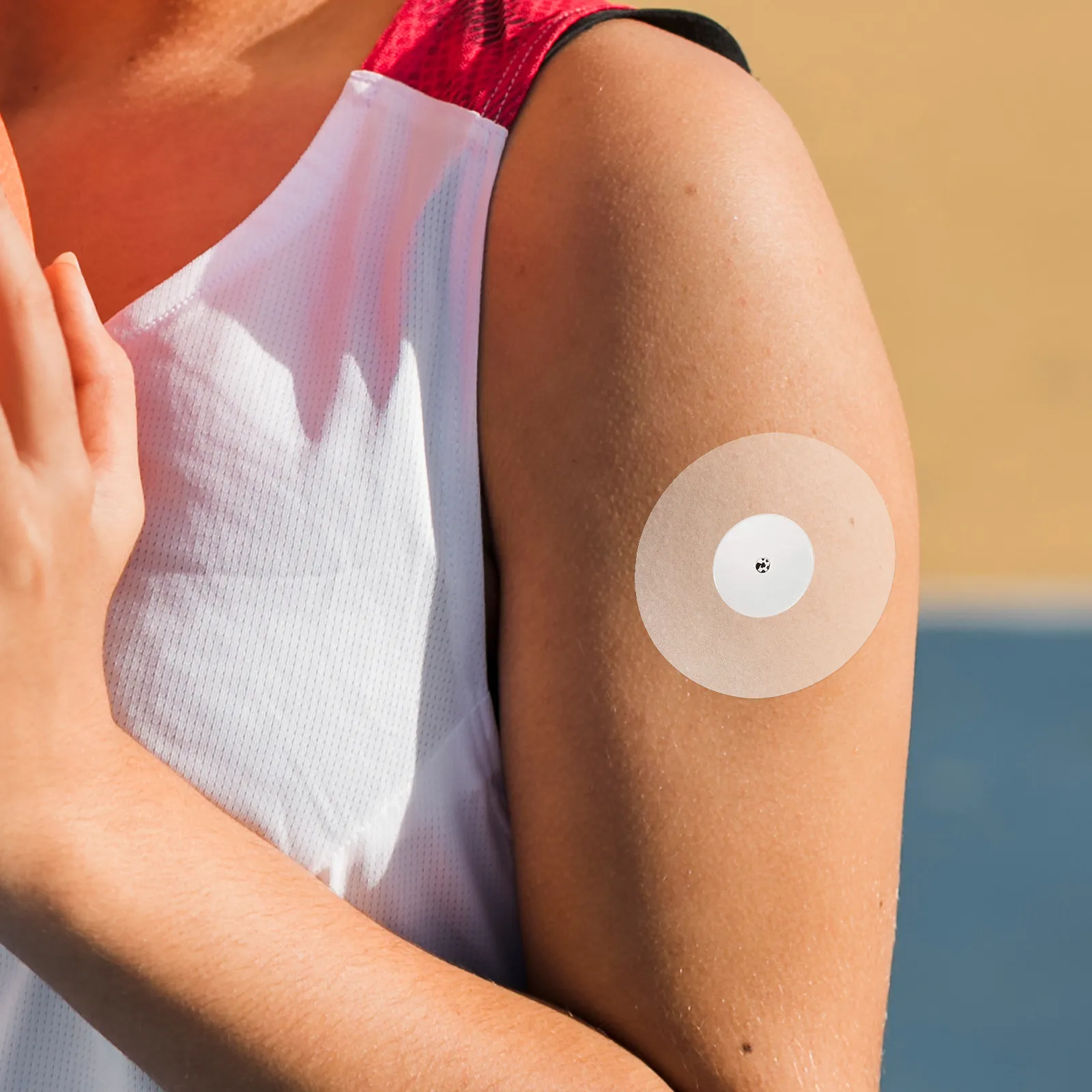 

20 шт. сенсорных наклеек из ТПУ: нескользящие, дышащие, износостойкие, для защиты датчиков на открытом воздухе, самоклеящиеся, для спортивной защиты