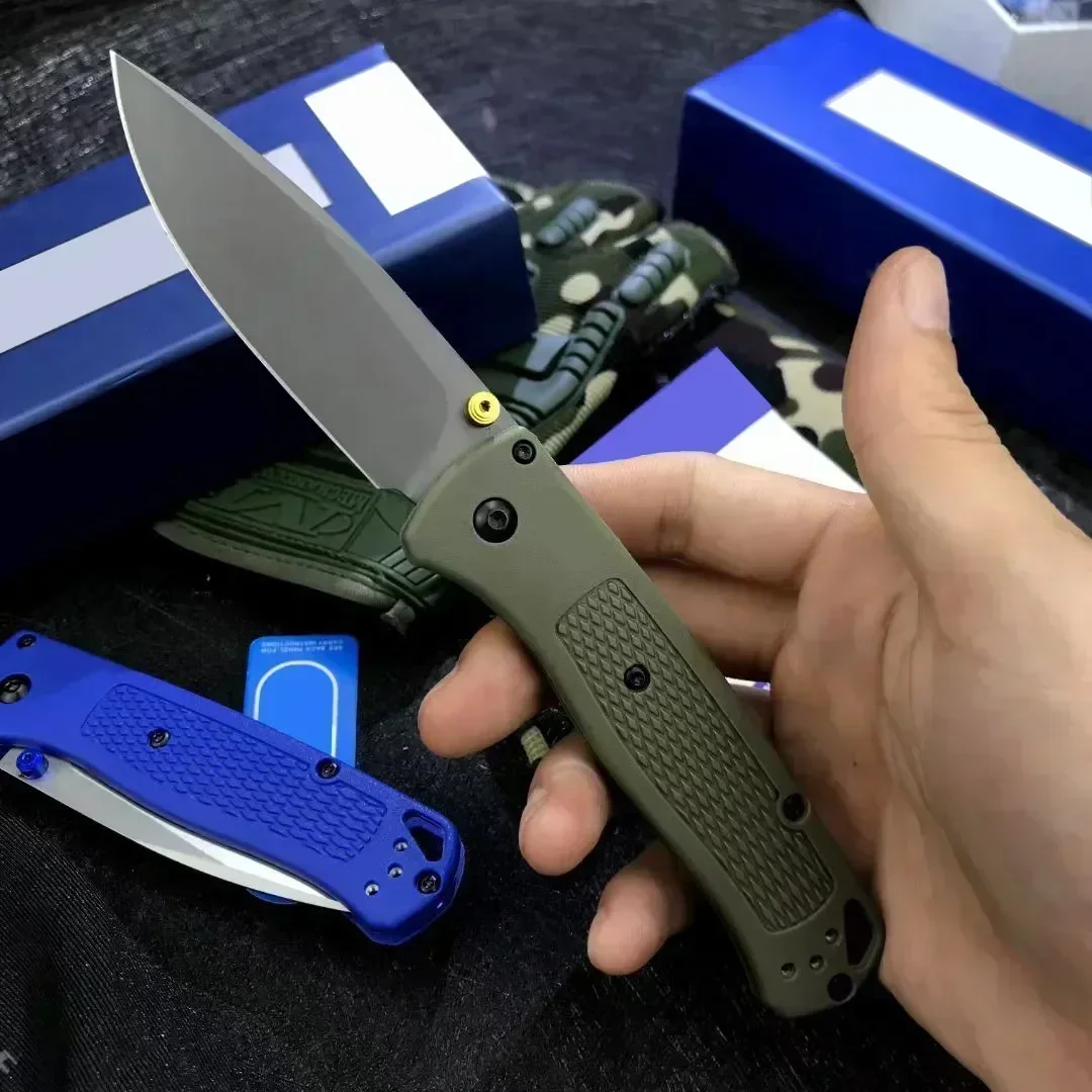 BM 535 Mini Bugout EDC Munual Folding Pocket Knife Survival Tactical Knife for Men Outdoor Hunting Hand EDC Knives Utility Tools