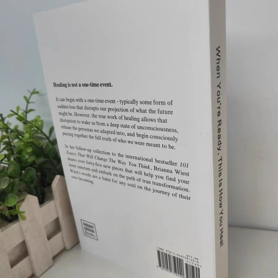 When You're Ready, This Is How You Heal by Brianna Wiest Inspirational English Book Paperback