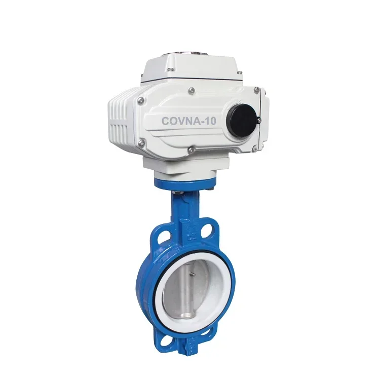 4-20ma التحكم في تدفق المياه الحديد الزهر 2/3/4/6/8/10/12/24 بوصة رقاقة نوع المحرك الكهربائي بمحركات صمام الفراشة