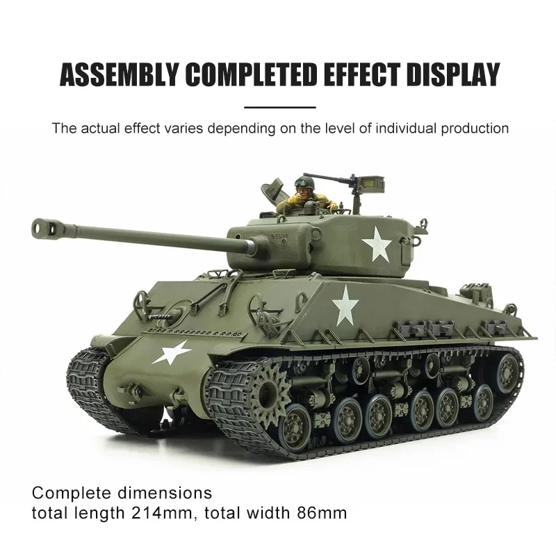 TAMIYA assembled tank model kit 35346 Sherman M4A3E8 tank model  1/35