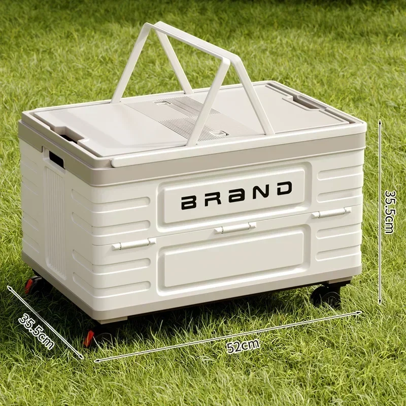 Modern Wilderness camping storage box Car trunk storage box Movable outdoor equipment camping storage box