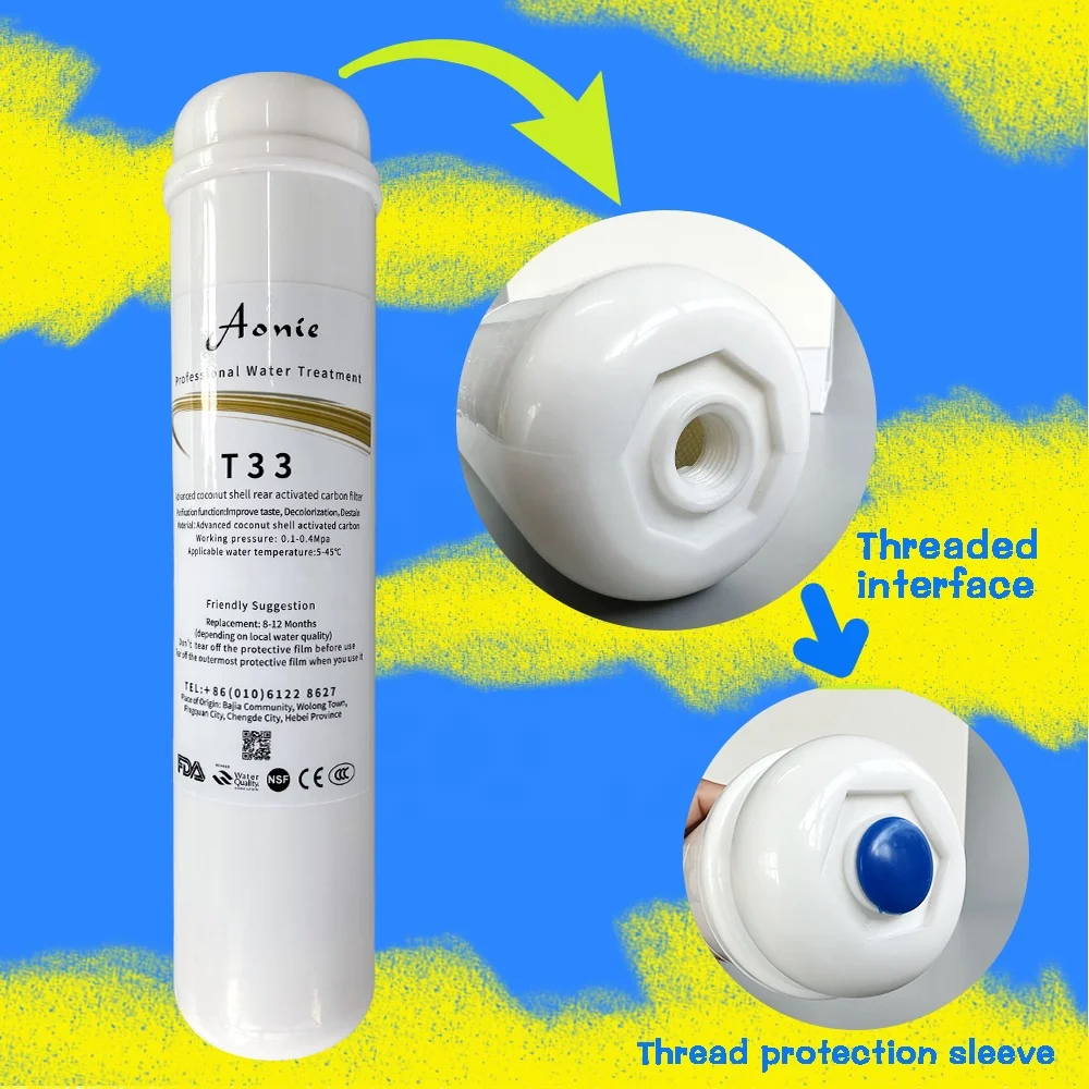 STLF High Quality  RO Membrane Cartridge Filter Sidement Filter Cartridge T33