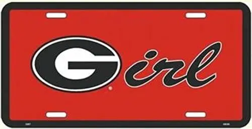 University of Georgia Bulldogs G Girl Novelty Metal License Plate Tag Sign - 2697