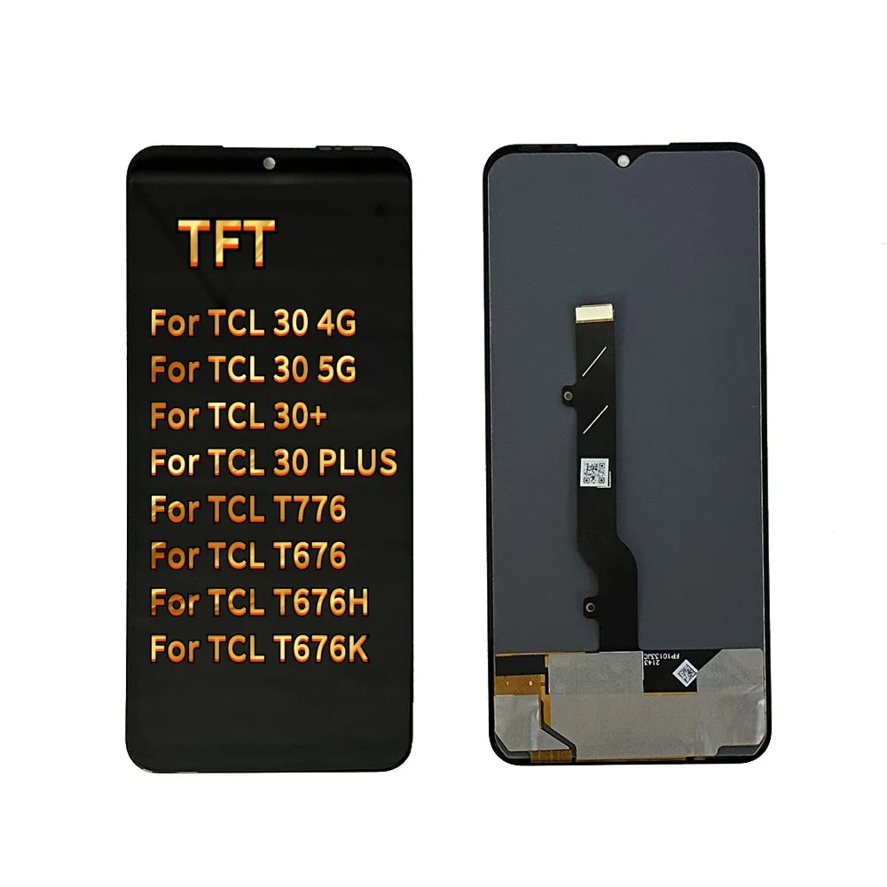 Pantalla LCD TFT con Digitalizador Táctil para TCL 30 4G, TCL 30 5G, TCL 30+ (30 Plus) T776H, T776H1, T776, T676J, T676K
