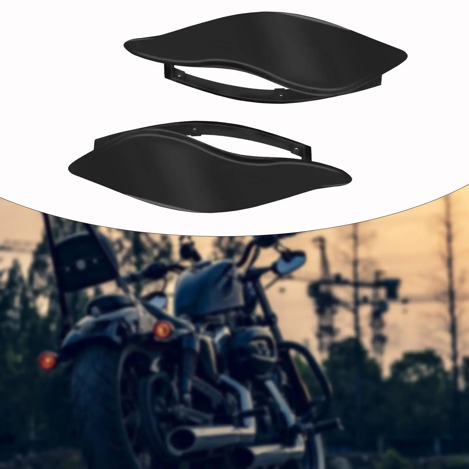 انحراف الهواء للزجاج الأمامي احترافي سهل التركيب، ملحق قوي، خفيف الوزن، بديل منحرف الرياح #1