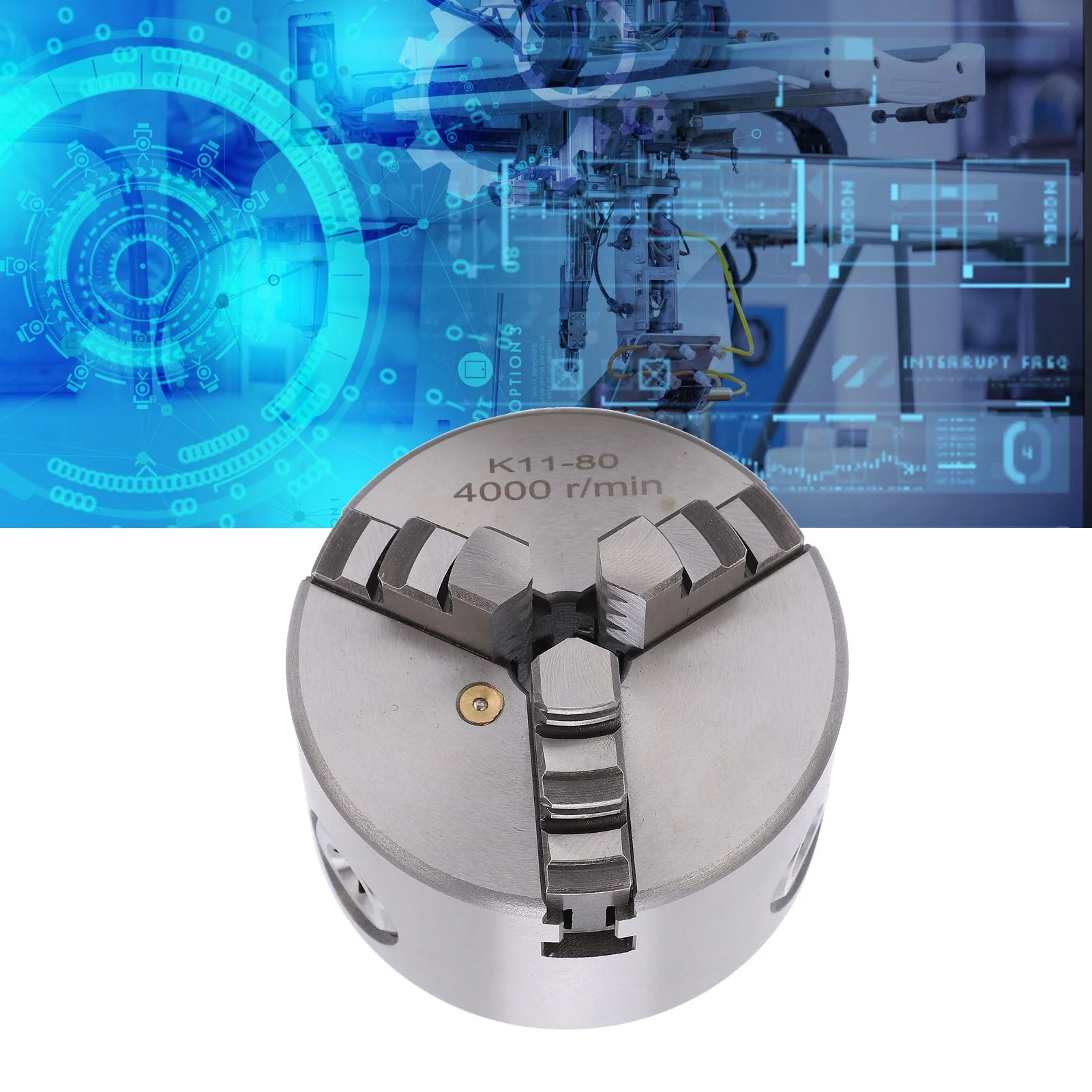 3 بوصة SANOU K11‐80 3-الفك مخرطة ذاتية التمركز تشاك 80 مللي متر قطر 3-الفك الذاتي توسيط تشاك مخرطة تشاك مخرطة معدنية تشاك