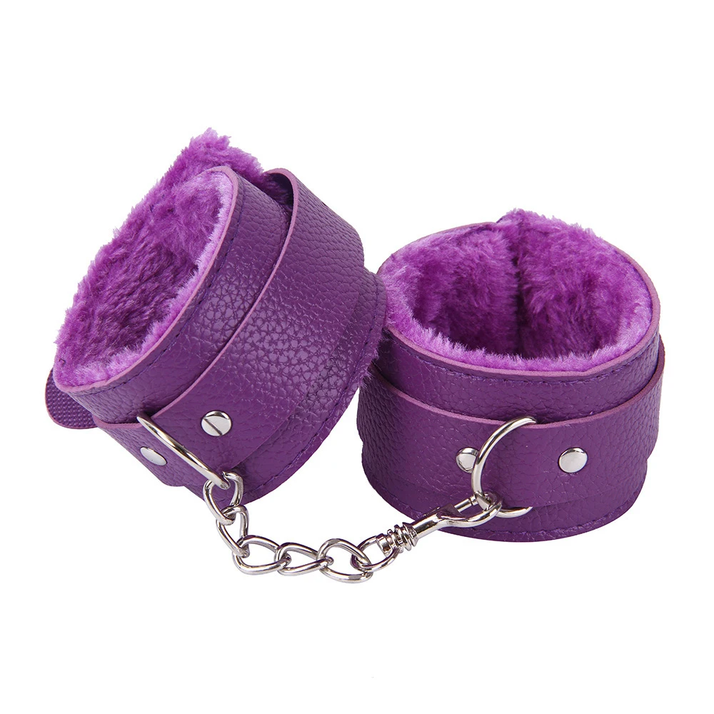 PU Leather Handcuffs Sex Bondage Restraints Wrist Hand Cuffs Product,Adult Game Toys for Women&Men Products Bdsm Fetish