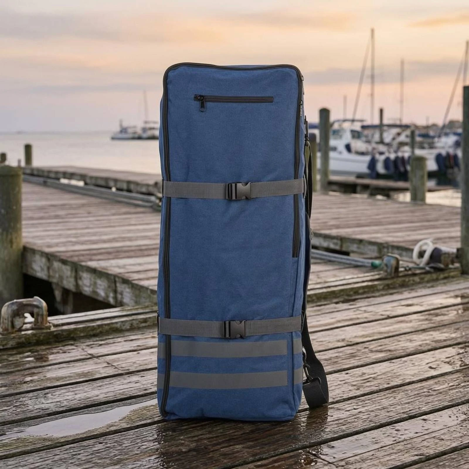Paddleboard Backpack Shoulder Straps SUP Bag SUP Travel Bag Lightweight Water Sports Gear Quick Release Buckle view 6