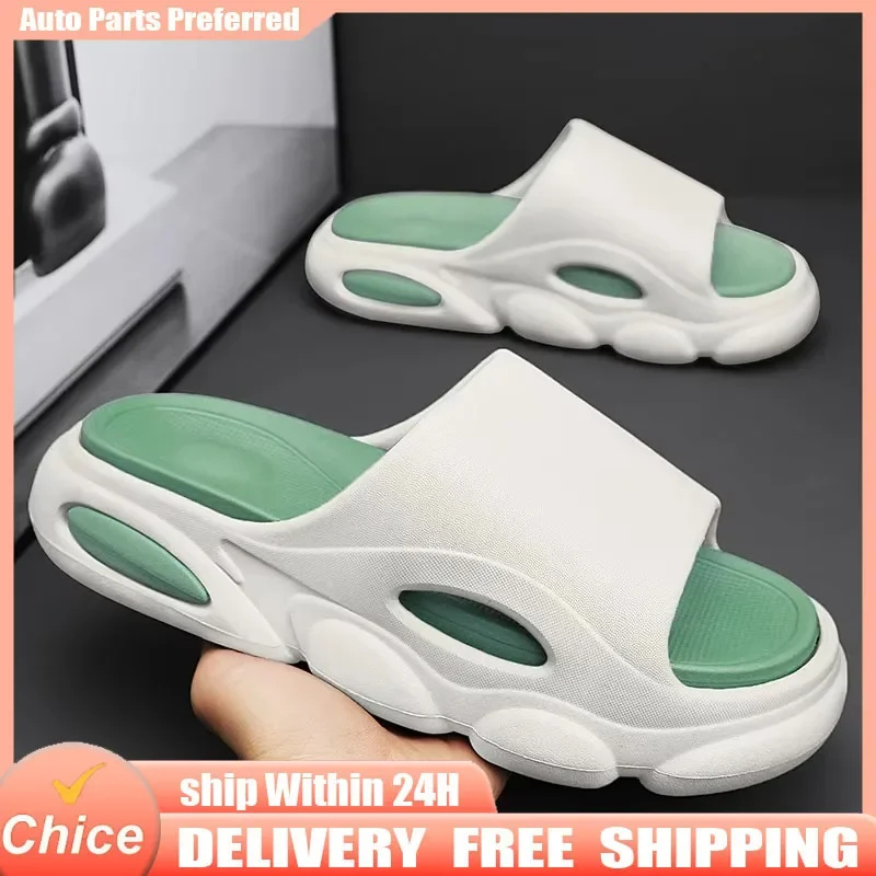 

Men's Sandals Fashion Soft Cloud House Platform Slides Unisex Outdoor Non-slip Beach Shoes Men Bathroom Slipper
