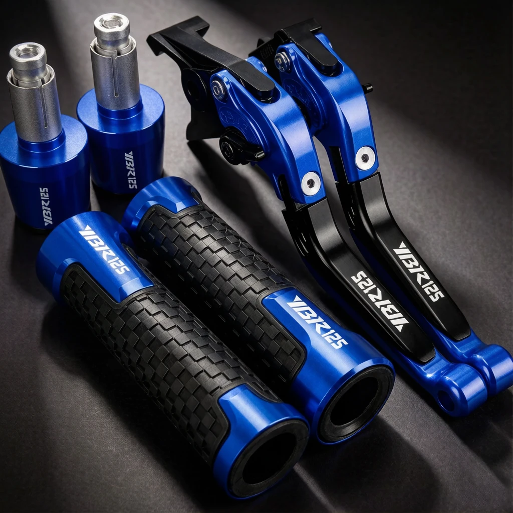 

For Yamaha YBR125 YBR 125 2005 -2014 Motorcycle 7/8"22MM Handlebar Grips Handle Bar Grip Ends Brake Clutch Levers