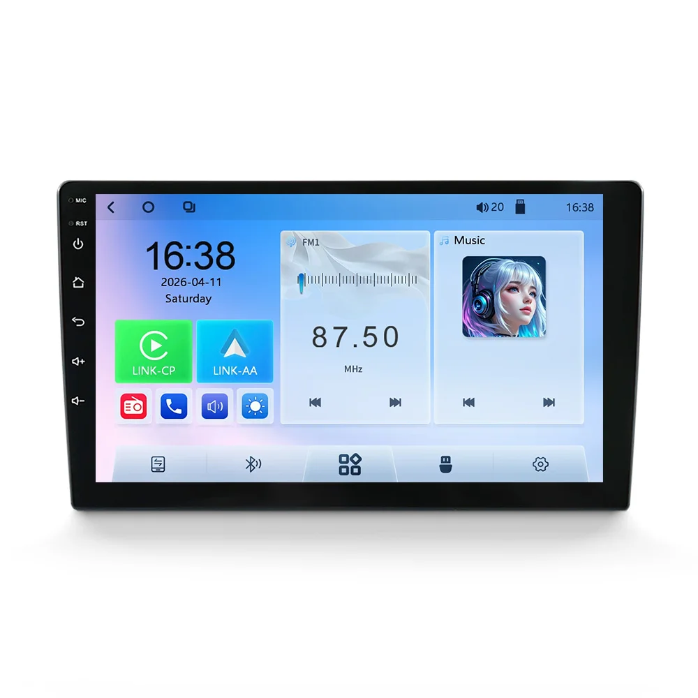 MEKEDE Linux System 7/9/10inch 2Din Car Radio Universal MP5 Host Player Video Multimedia Player BT FM RDS GPS Navigation Screen