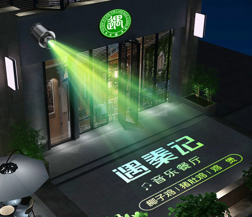 

Logo Projector Shop Mall Restaurant Welcome Laser Shadow Design Own logo Customized Display Welcome Laser Shadow Advertising