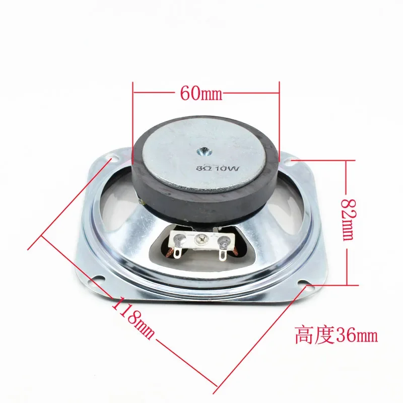 SOTAMIA 2Pcs 4 인치 미니 휴대용 DIY 스피커 Altavoces 8 옴 10W 홈 시어터 사운드 시스템 투명 방수 스피커