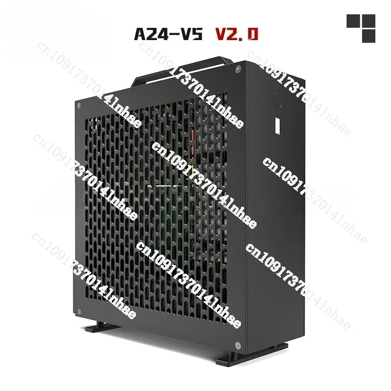 Lzmod 5 Litre A24-V5 2.0 Dual Slot Single Display 1U Power Supply Itx Chassis with Double Chamfer