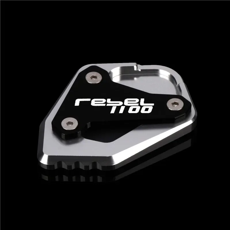 For HONDA REBEL CMX1100 20-23 CM1100 CMX 1100 Motorcycle CNC Aluminum Side Stand Pad Plate Kickstand Enlarger Support Extension