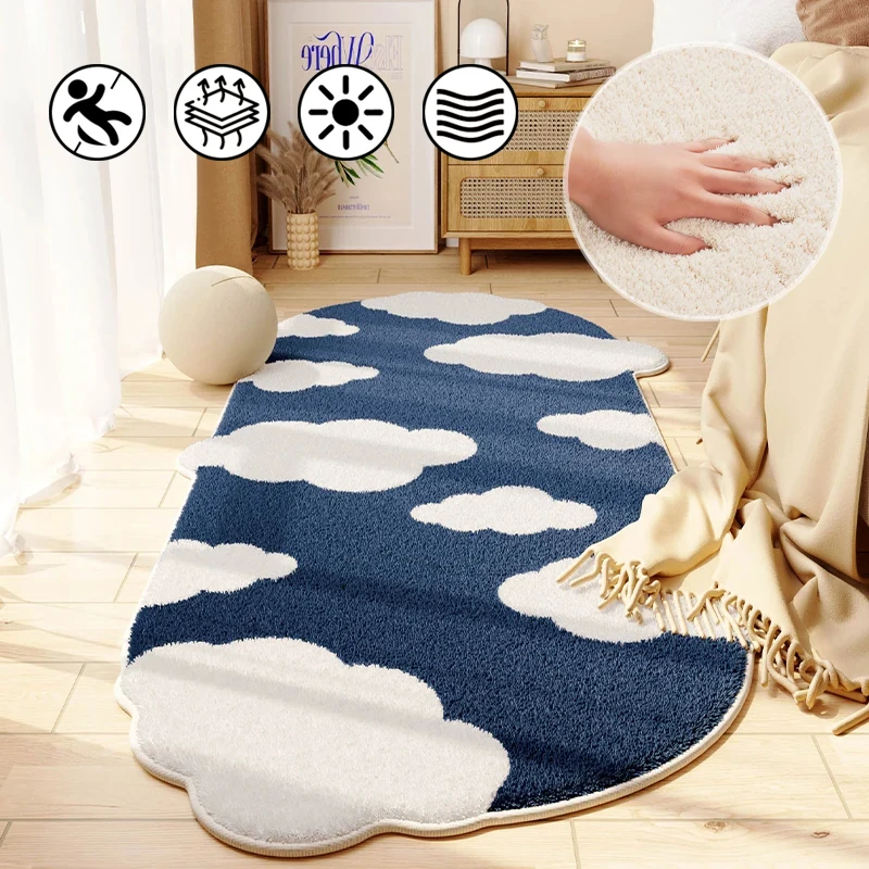 Modern Minimalist Irregular Shaped Carpets for Living Room Bedroom Cloakroom Decor Home Comfortable Rugs Tapete 양탄자 Tapis Ковер