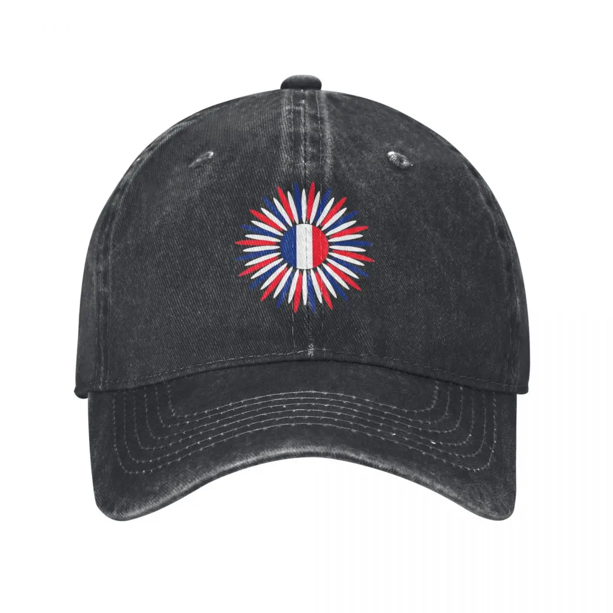 France Flag Sunflower Baseball Cap Kpop Rock Hot Sale Hip Hop Hats Couple Women Street Style Sun Visors Baseball Caps