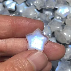 Natural Moonstone Star Gemstone Blue Moonstone Crystals and Stone Healing DIY Minerals Quartz Home Decoration Spiritual Reiki