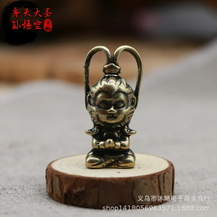 1/2pcs Brass Monkey Pendant Brass Monkey Saint Pendant Pendant