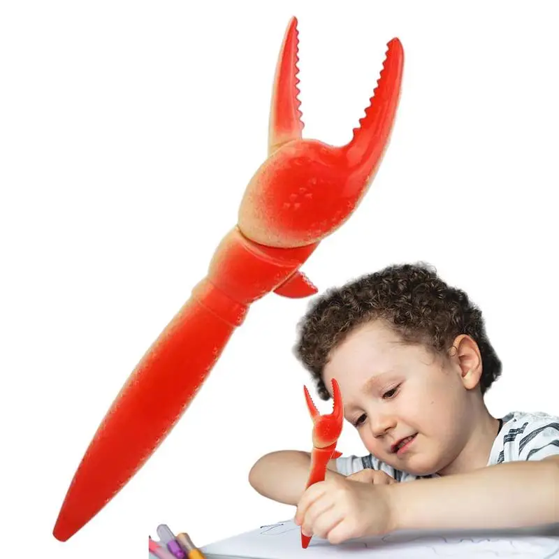 

Crab Pencil Supplies Ballpoint Pen With Crab Claw Design Ink Pen For Kids School Supplies Unique Pens With Smooth Writing For