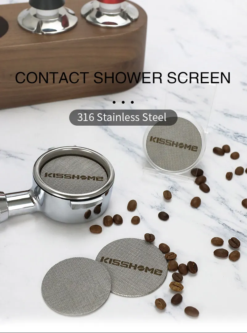 Espresso Puck Bildschirm Filter Bildschirm Mesh Platte Siebträger Wiederverwendbare Kaffee Machen Für Espresso Maschine Zubehör Barista Werkzeuge – Detail 3