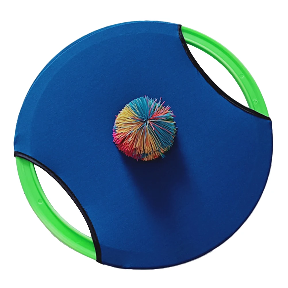 

Trampoline Paddle Ball Set Blue Balls outside Play Parent child Fun Toys Kids H eye Coordination Outdoor Activities