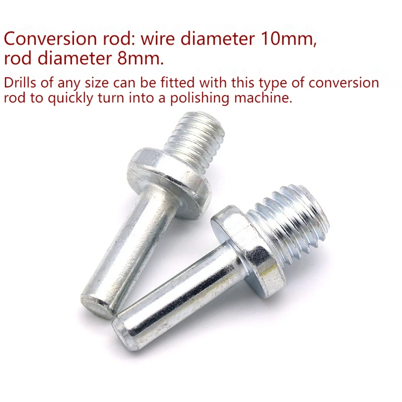 20Pcs 14mm/10mm Electric Drill Adapter Rod for Angle Grinder Polisher Connects Car Polishing Pads Wax Applicators Suction Cups