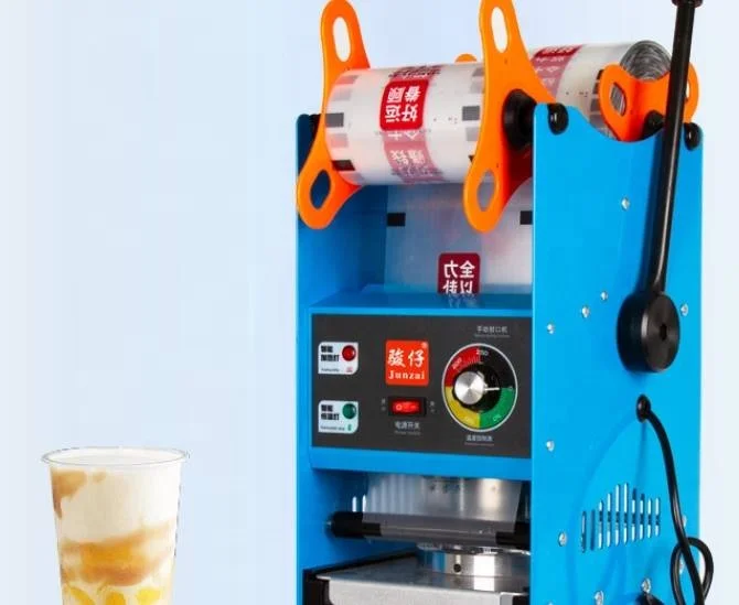 90MM 95MM Manual Milk Tea Cup Sealer Plastic Cup Sealing Machine Boba Milk Tea Sealer Machine