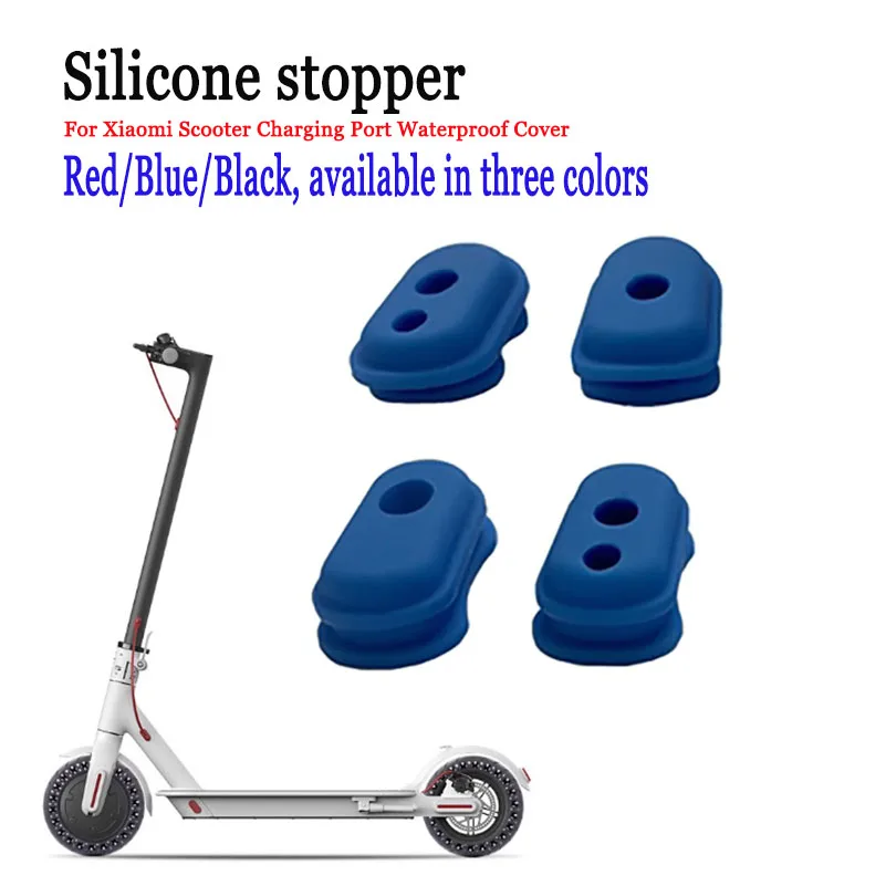 Usado para puerto de carga de patinete Xiaomi S1, cubierta impermeable, enchufe de silicona para patinete eléctrico Mi Home, accesorios profesionales