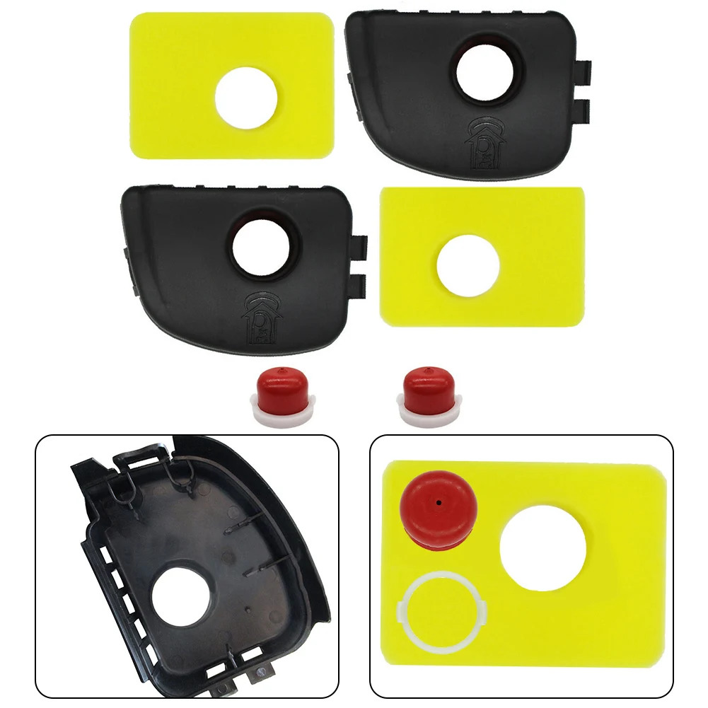 Interchangeable Air Cleaner Cover and Foam Filter for Primer Bulb Fits Most BS Engines Including 08P500 and 09P600 Series