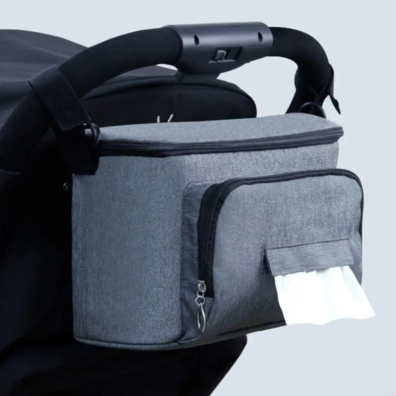 M89C Universal Baby Strollers منظم حقيبة حفاضات معلقة مع قسم متعدد