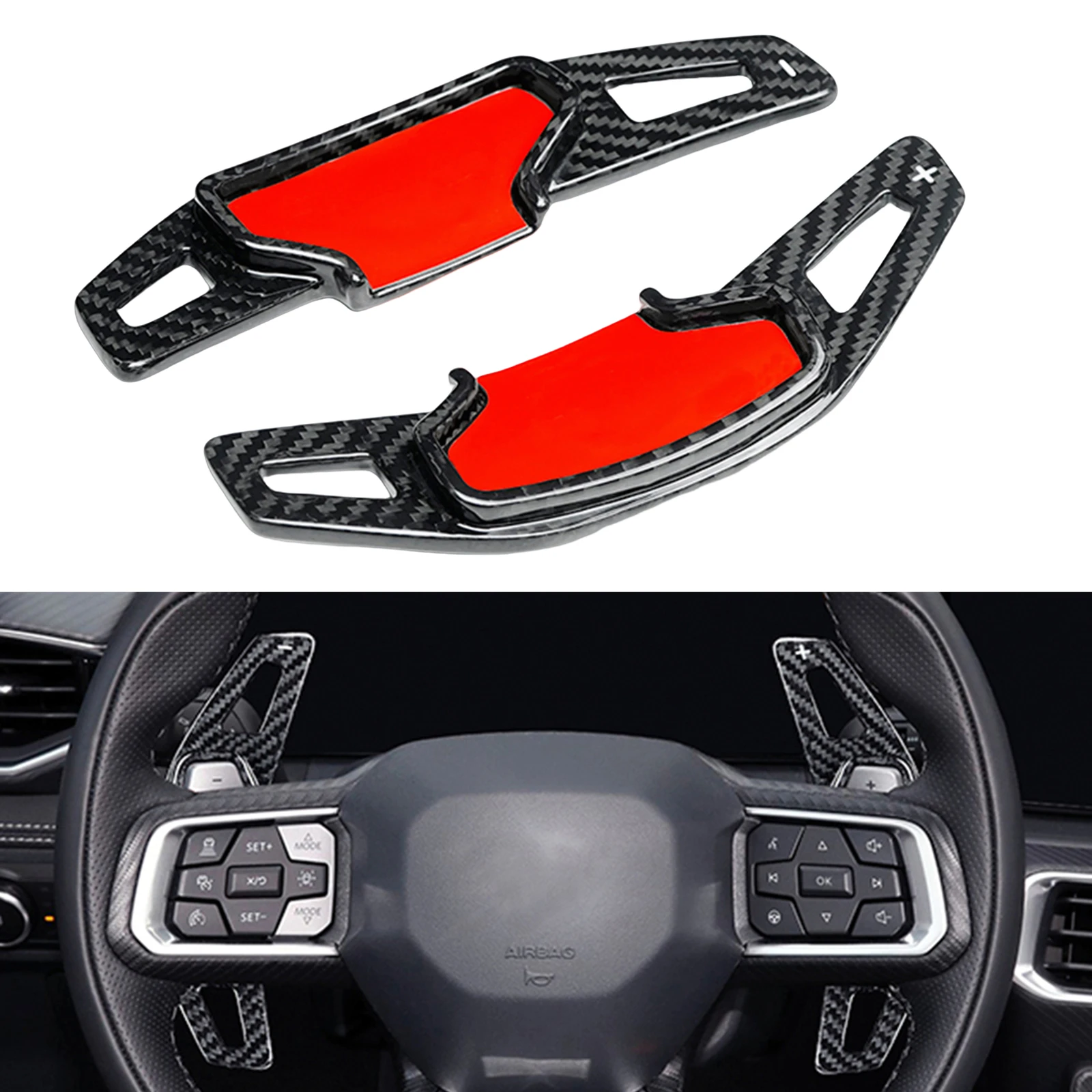 

2 шт. салон автомобиля, удлинитель рулевого колеса для Ford Mustang 2024-2025