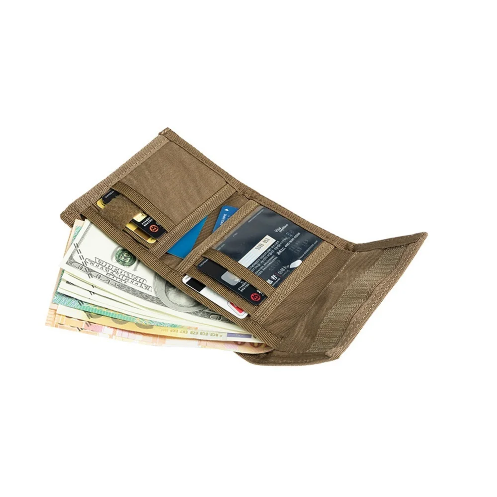 Cartera táctica multifunción para hombre, tarjetero de estilo militar para tarjetas de crédito