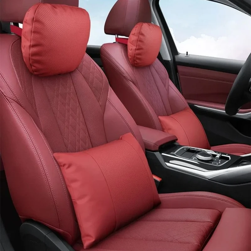 

Car Headrest Neck Support Seat S Class Soft Universal Adjustable Car Pillow Neck Rest Cushion High Quality Black 2025