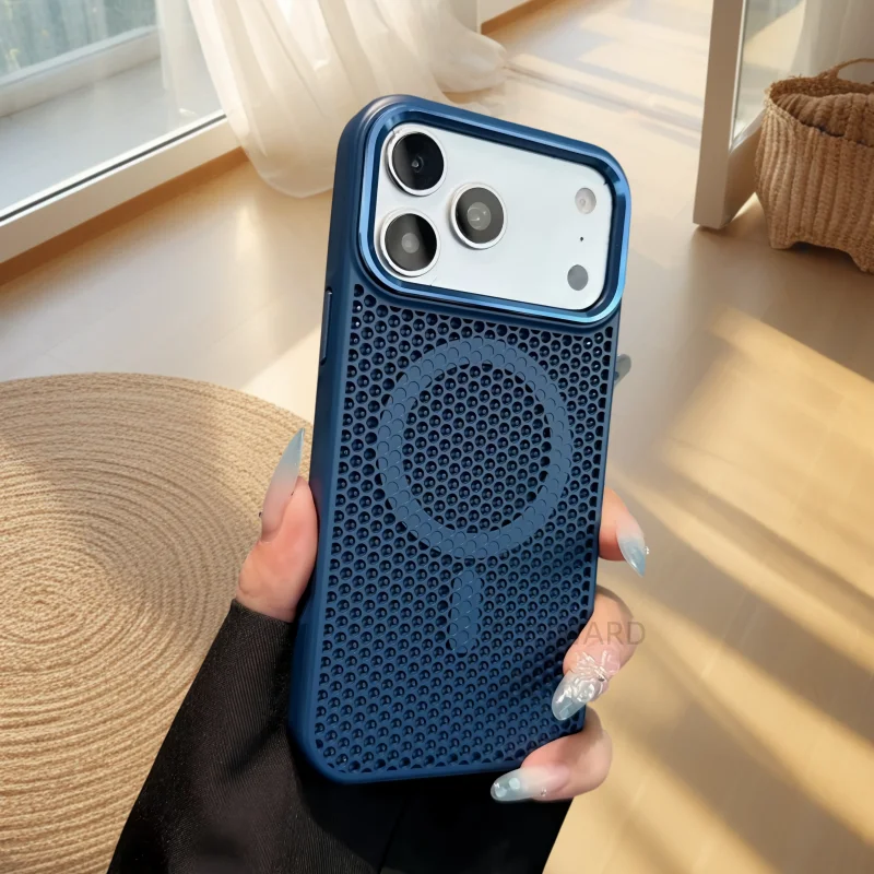 Casing Ponsel dengan Jaring Ma - Heat Dissipation Mesh Breathable Case ulasan dan harga