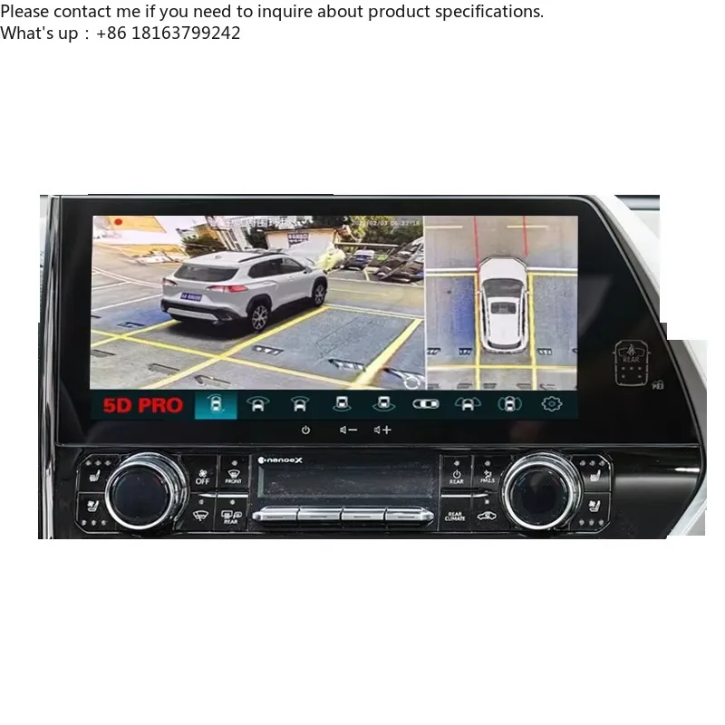 

Suitable for Highlander,Vetlanda, Corolla, Camry, Asia Dragon 360 Panoramic Car Imaging Parking Assist All-in-one Machine