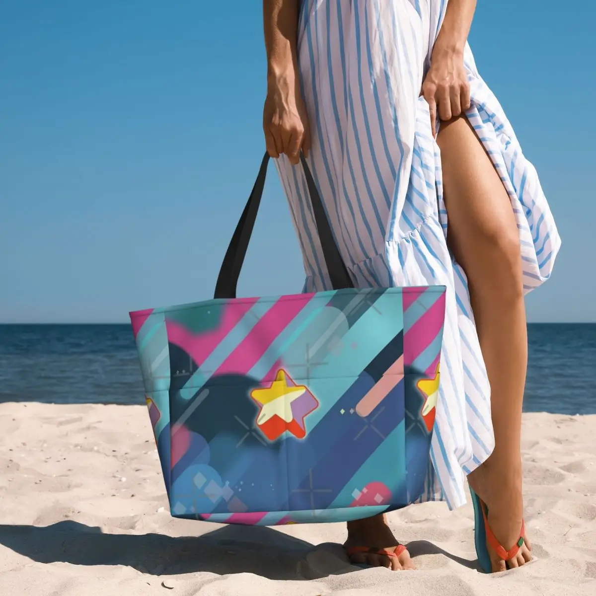 Borsa da viaggio da spiaggia Steven Universe, borsa tote Regali popolari di grande capacità Regalo di compleanno Modello multi-stile