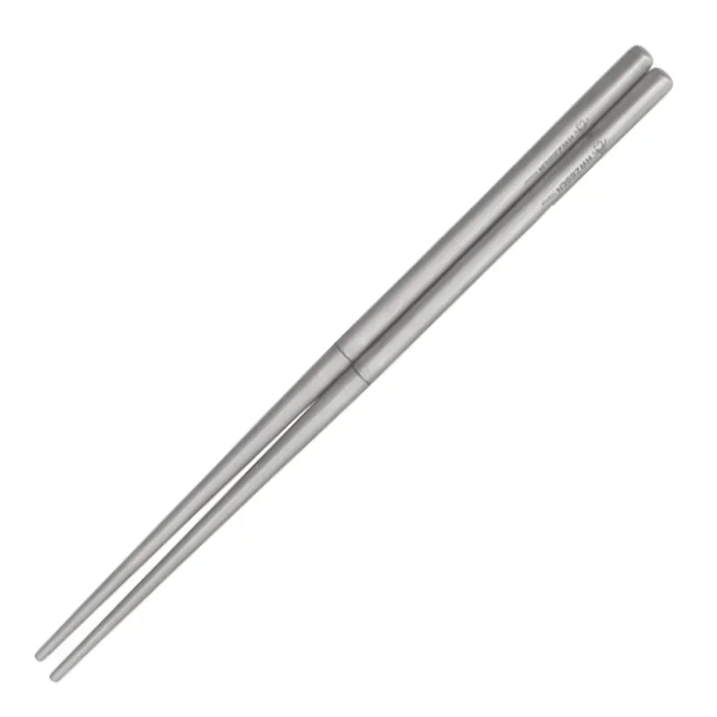 HWZBBEN Titanium Foldable Chopsticks Outdoor Camping Travel Tableware Portable Household Supplies Lightweight Storage Bag view 4