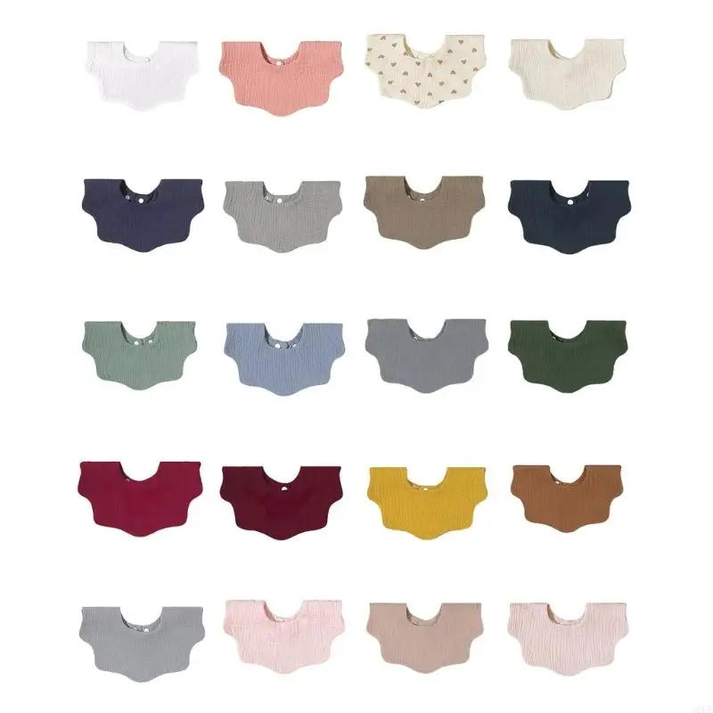 

16fe младенец слюни для слюни сплошной/печатной детской слюн