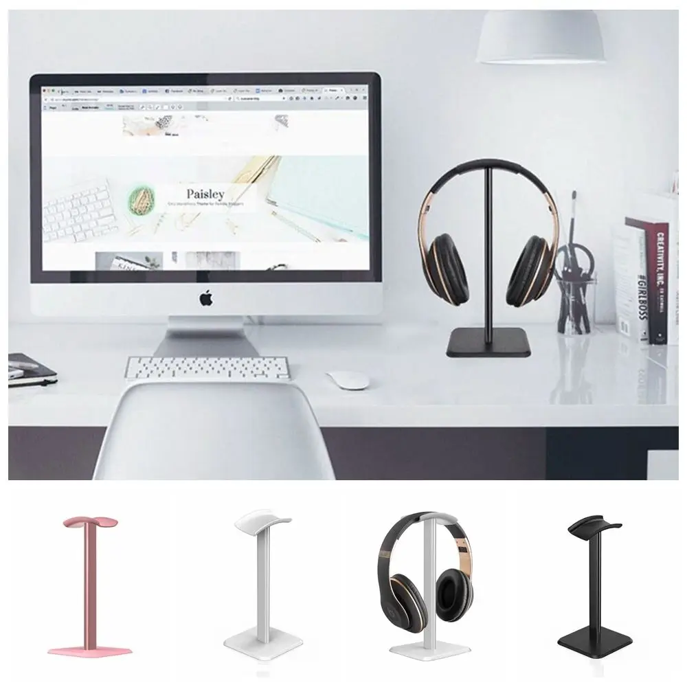 Holder Headphone Display Stand Space Saving Aluminium Alloy Earphone Vertical Bracket Detachable Non-Slipping