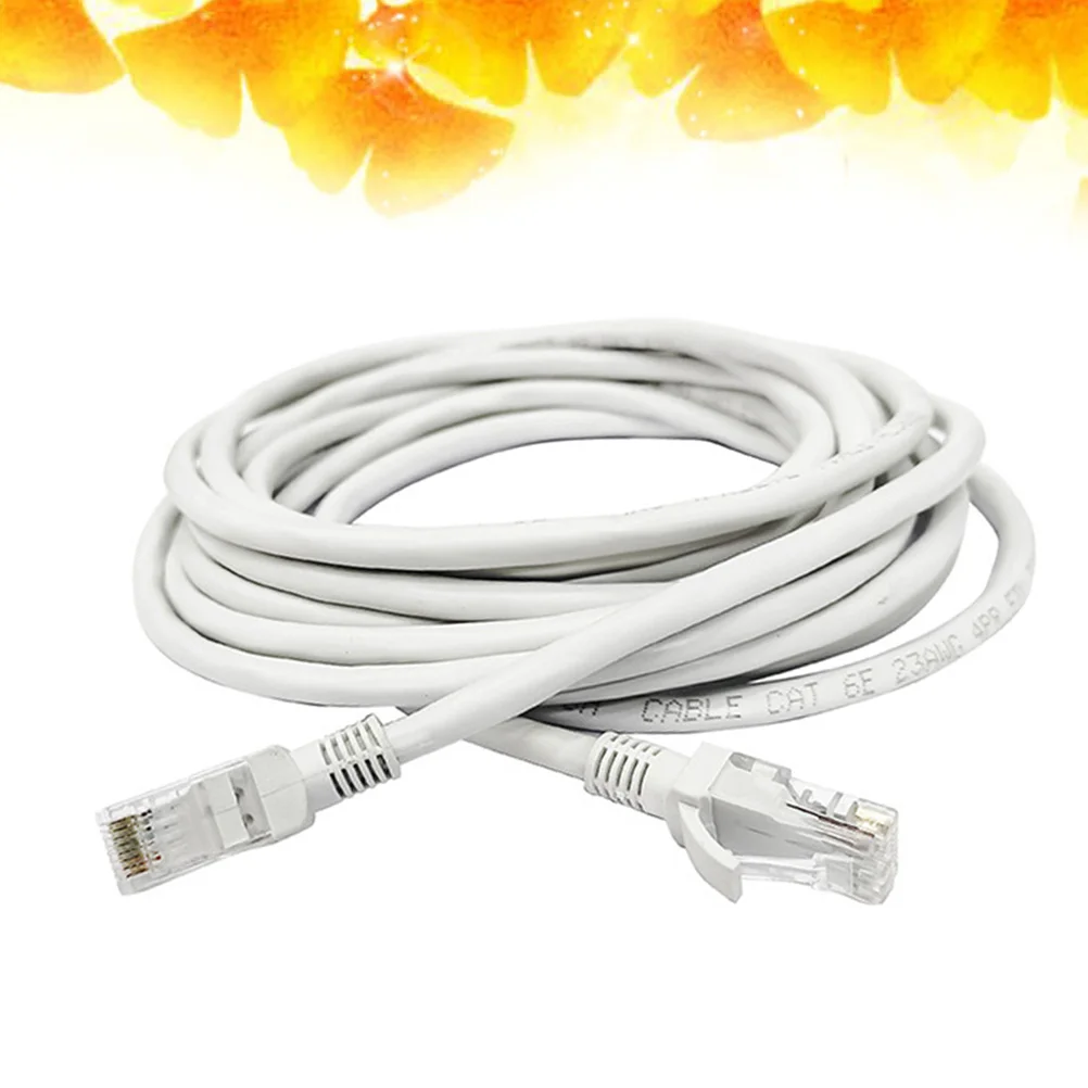 

10 Meters CAT6 Ethernet Cable Network Cable Jumper Cable (White) cate6 ethernet cable lan cable ethernet cord