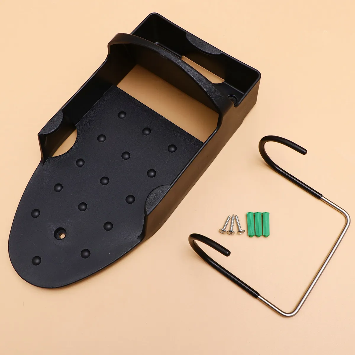 1Pcs Wide Iron Board Holder Stainless Steel Wall Mount Strong Hook Iron Stand Compact Heat Resistant Organizer