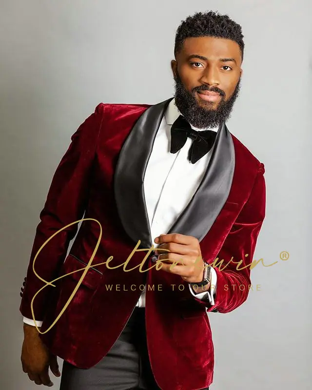 

Men's Suit 2 Piece Set Slim Fit Jacket Pants Wedding Banquet Male Casual Blazer Wedding Suits For Men Trajes De Hombre Terno