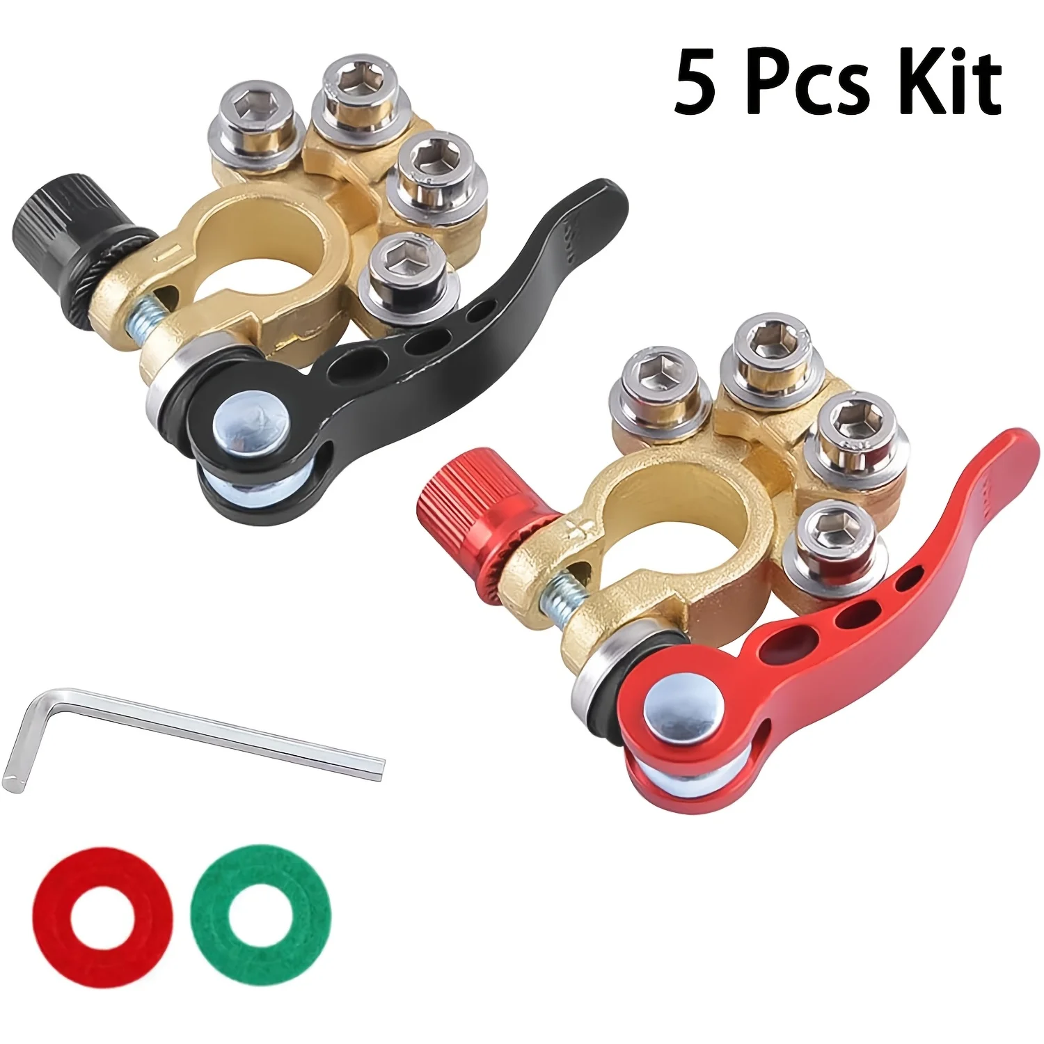 

Car Battery Terminals Quick Disconnect Auto Cables Connectors Wire Cable Shut-Off Connectors Auto Accessories