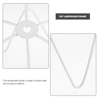 1pcs Crystal Lamp Frame Metal Diy Lampshade Frame For Table Lamp Ceiling Light Shade Holder Smooth Finish