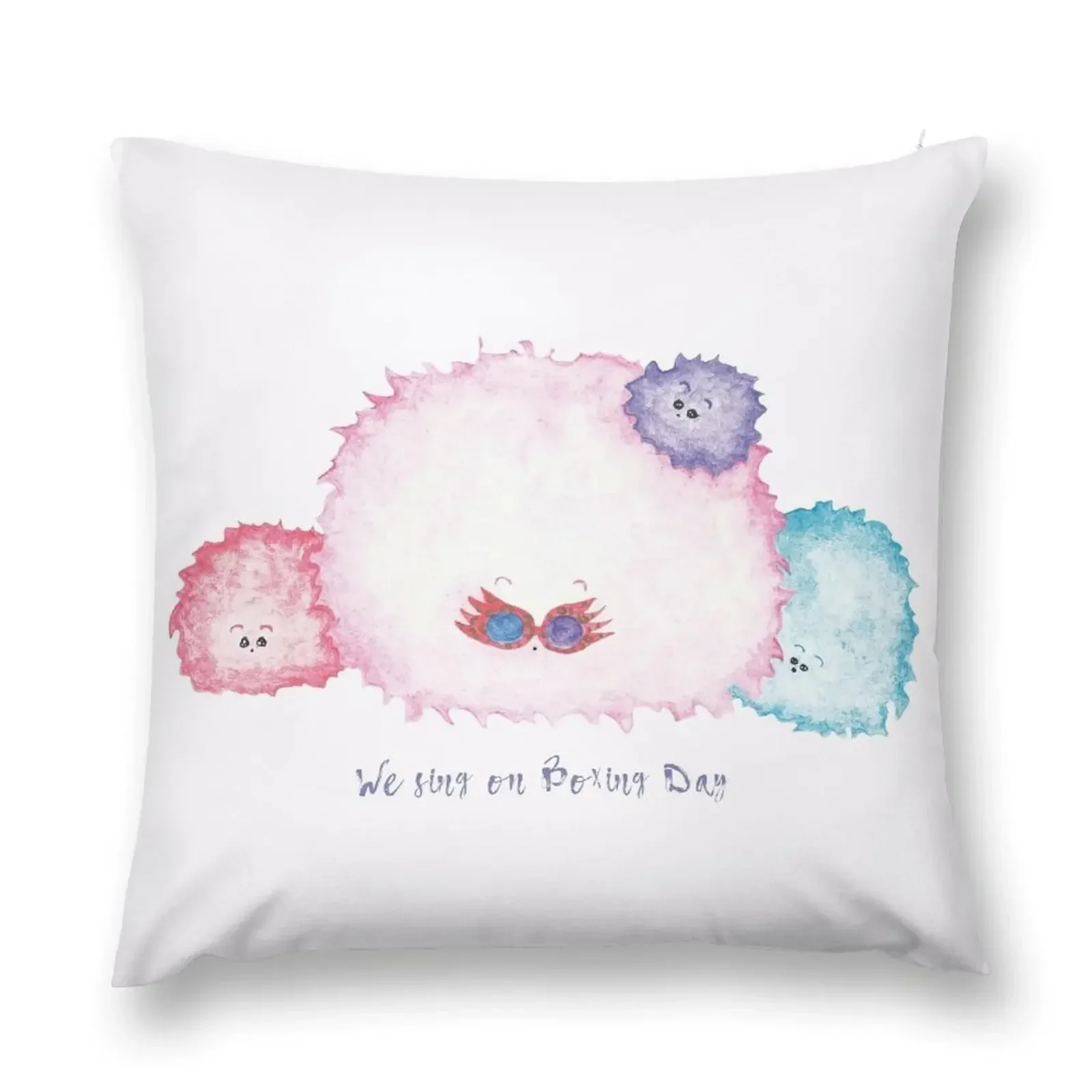 

A Pygmy Puff with Luna Lovegood Soul wearing spectrespecs Throw Pillow Pillow Cases Pillow Case Christmas