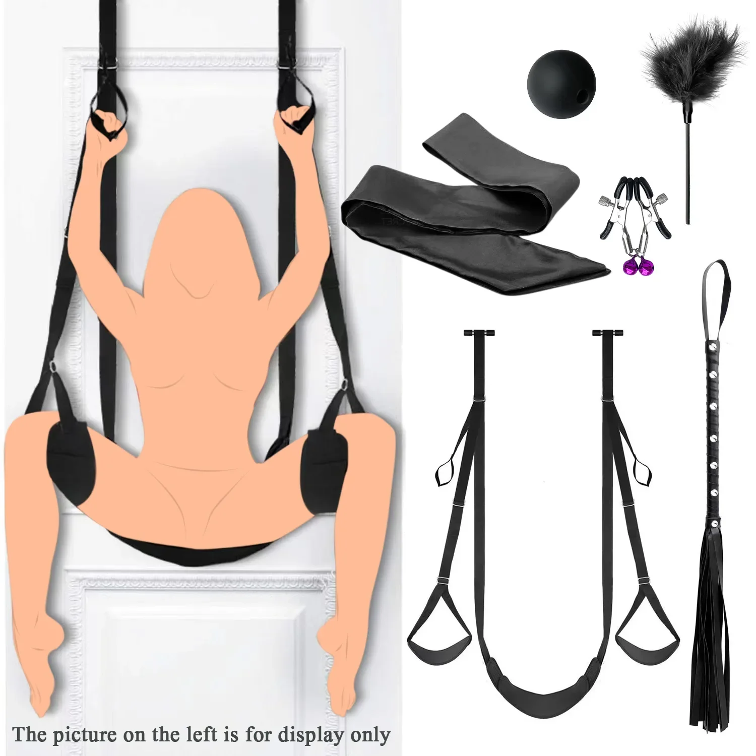 Door Hanging Sex Swing BDSM Bondage Handcuffs Spreader Leg Open Sex Toys For Women Men Couples Adult Sex Games Erotic Products