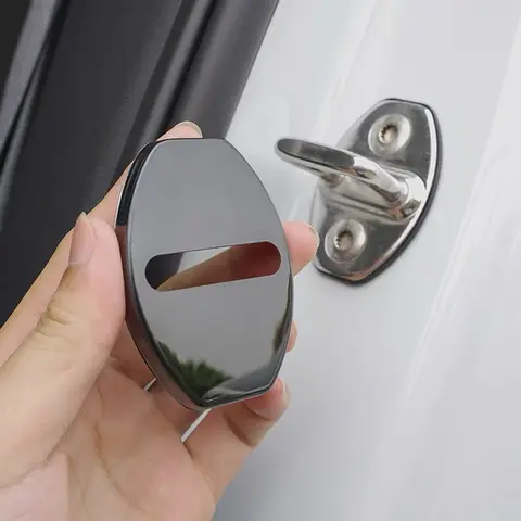 4pcs Car Vehicle Door Locks Cushion Mute Shock Absorber Protective Cover for Seat ABT Ibiza Leon Mii Tarraco Cupra TCR